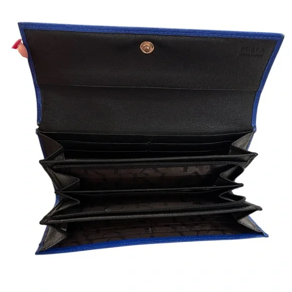 Furla Royal Blue Women's Clutch
